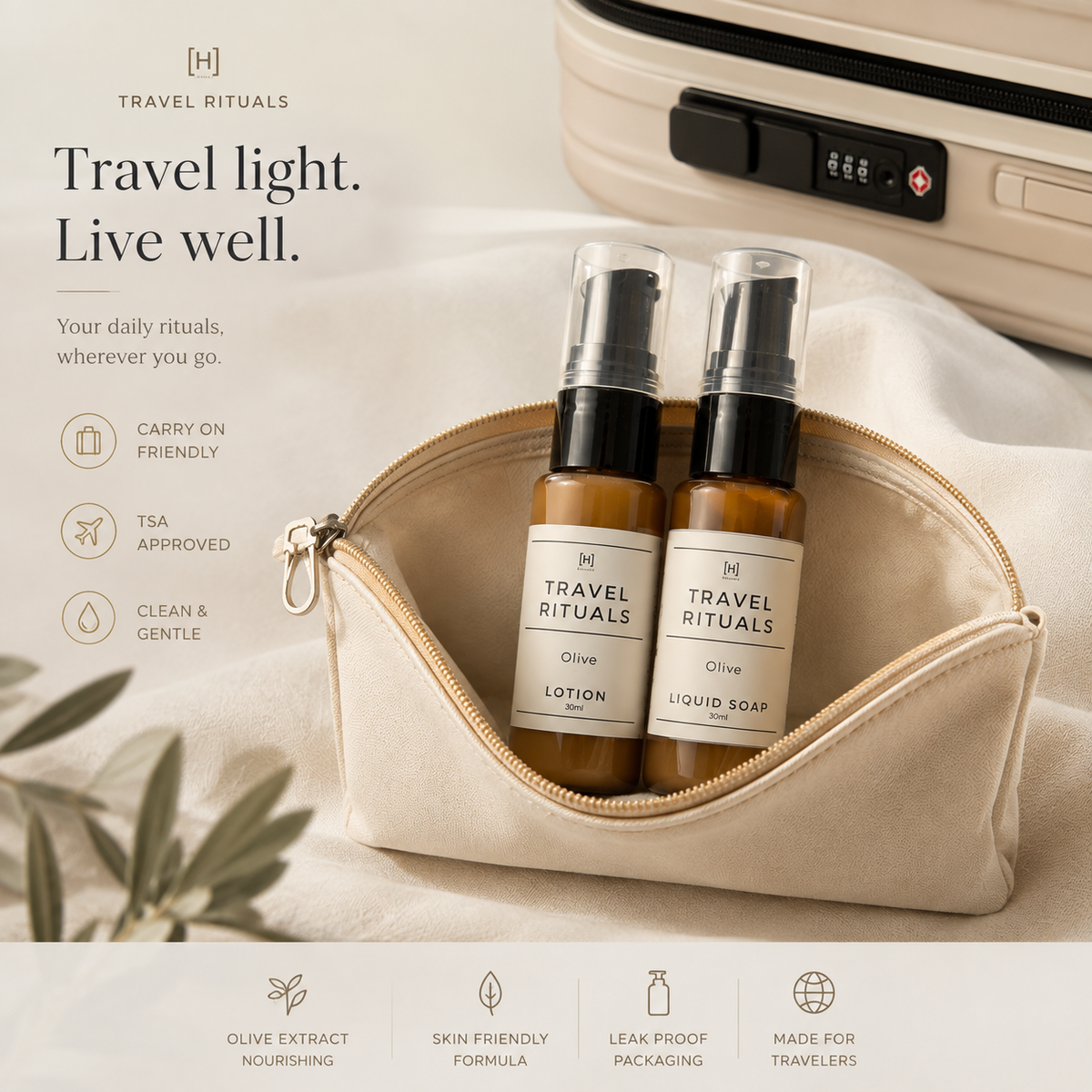 Travel Rituals - Olive