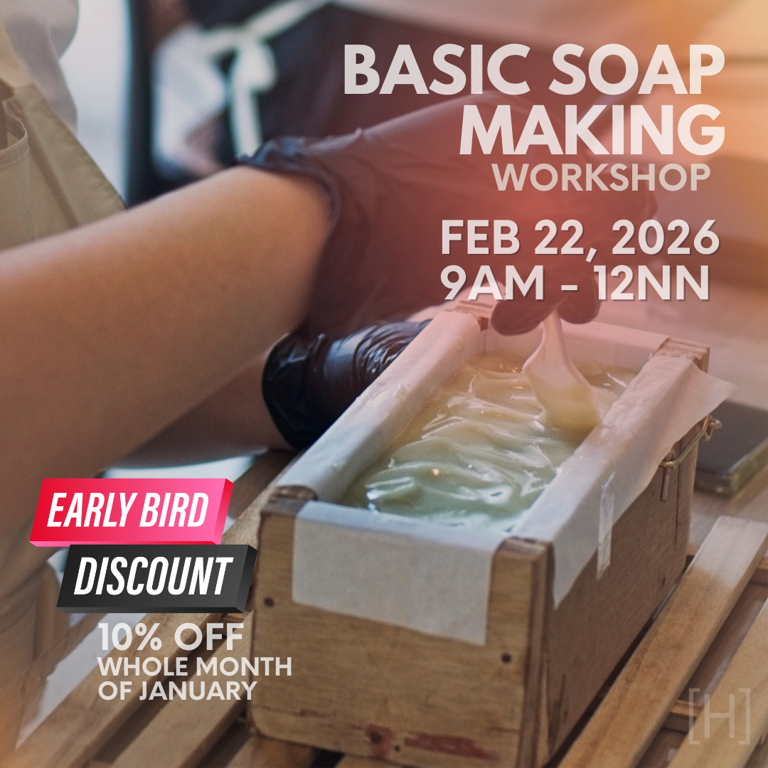 Basic Soap Making Workshop | June 28, 2026 | Habonera Studio