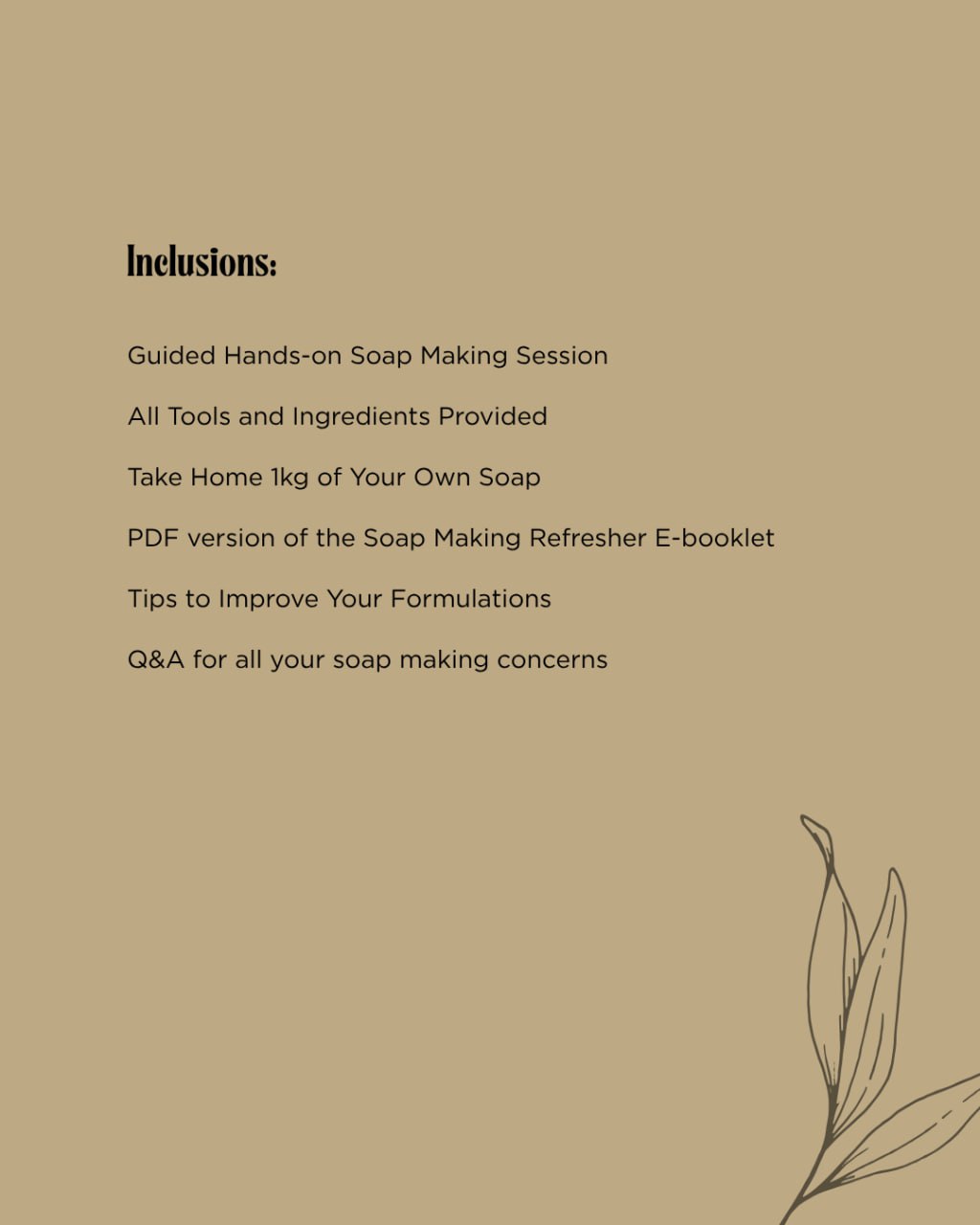 Soap Making Refresher | Habonera Studio
