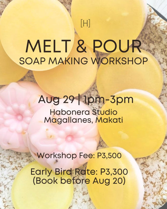 Melt & Pour Soap Making Workshop | August 29, 2026 | Makati