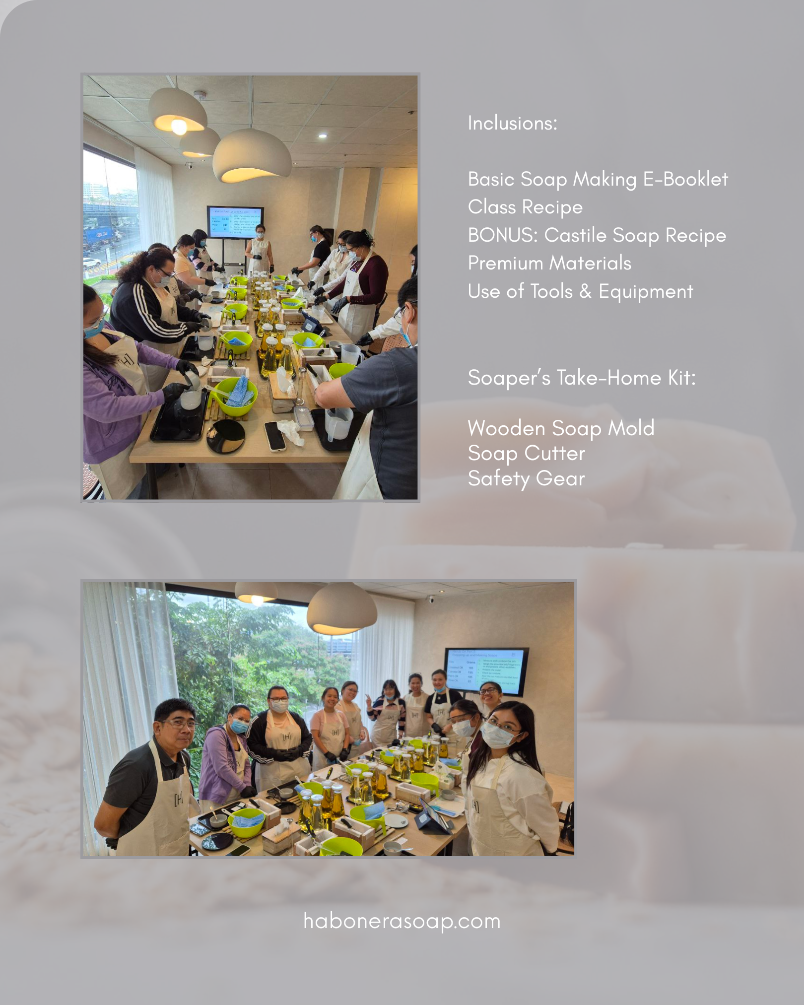 Basic Soap Making Workshop | Habonera Studio