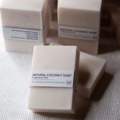 Natural Coconut Soap (Fragrance-Free)