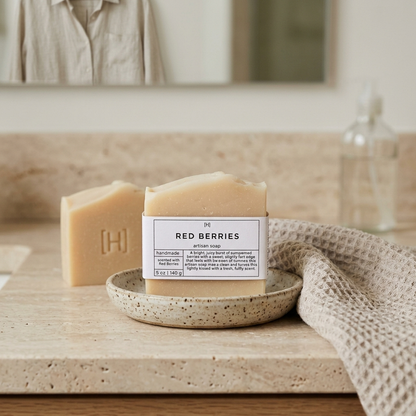 Red Berries Handmade Soap