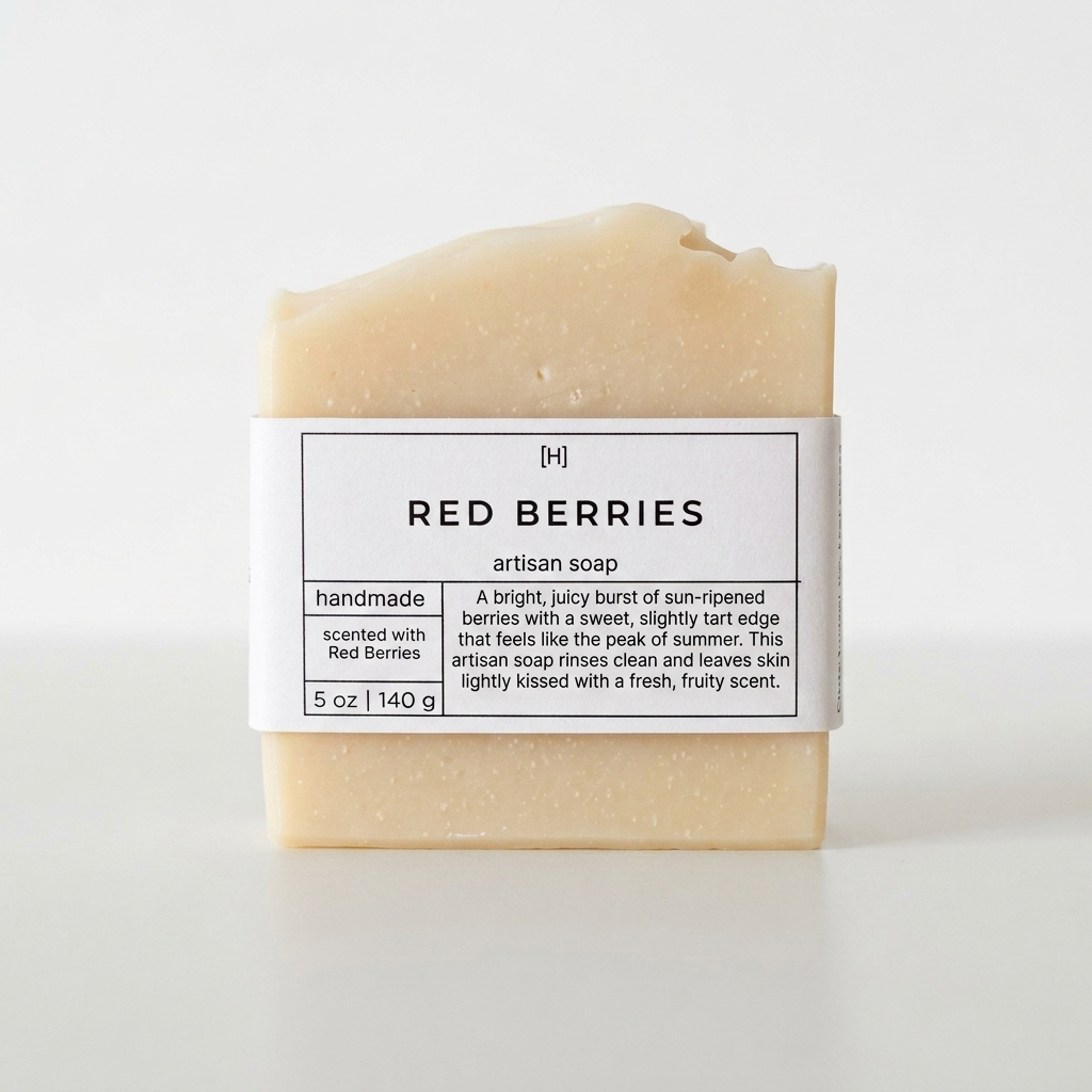Red Berries Handmade Soap