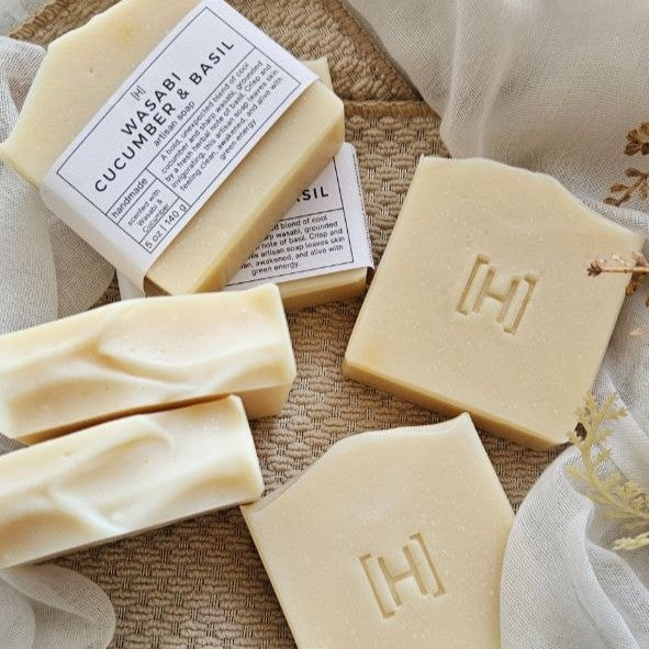 Wasabi Cucumber & Basil Handmade Soap