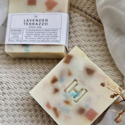 Lavender Terrazzo Handmade Soap