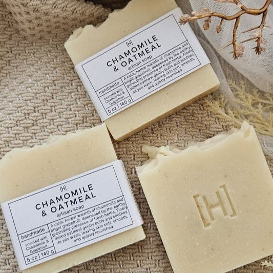 Chamomile & Oatmeal Handmade Soap