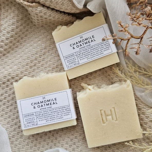 Chamomile & Oatmeal Handmade Soap