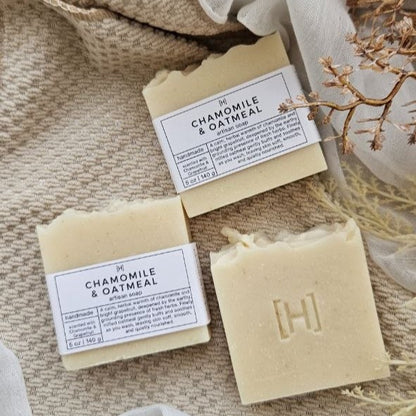 Chamomile & Oatmeal Handmade Soap